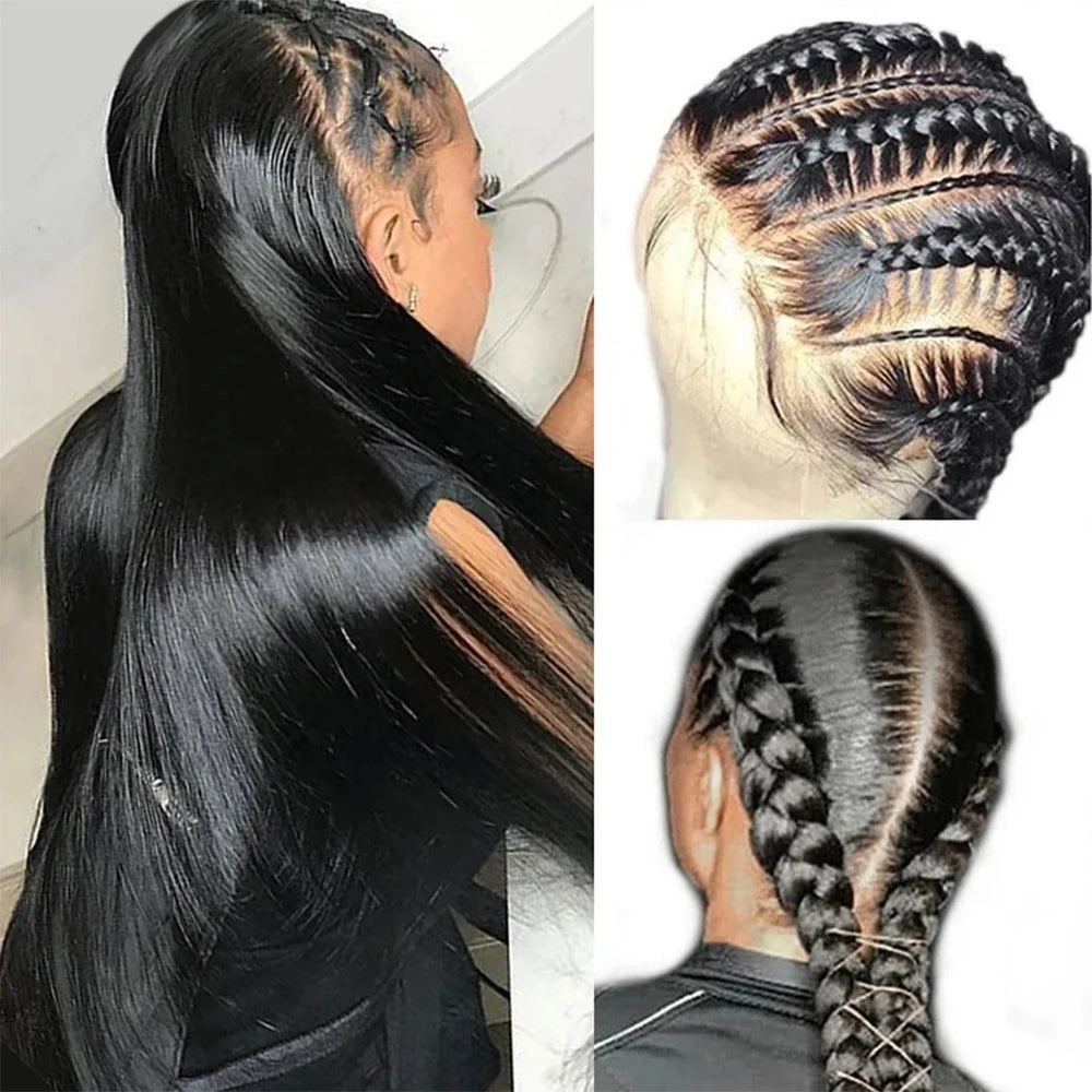 Full Lace 250 Density Human Hair Wigs Glueless HD Full Lace Pre-plucked Unit - Britica's Beauty On The Go